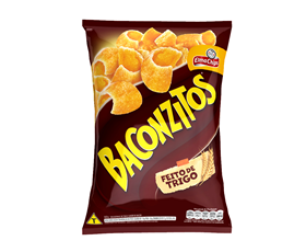 Salgadinho de Trigo Bacon Elma Chips Baconzitos - 103g